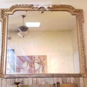 Antique French Gilded Mirror